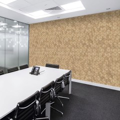 HDM SPC/vinyl vízálló fali panel, Oak Wood Cube