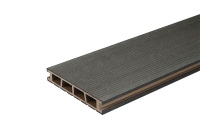 Bergdeck B150 WPC teraszpadló 2,5x15x240 cm - 0,36 m2 Fekete BD1002