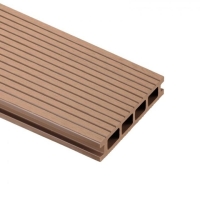 Bergdeck S140 WPC teraszpadló 2,5x14x220 cm - 0,30 m2 Sötét tikfa BB1104