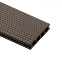 Bergdeck S140 WPC teraszpadló 2,5x14x220 cm - 0,30 m2 Ébenfa BB1105